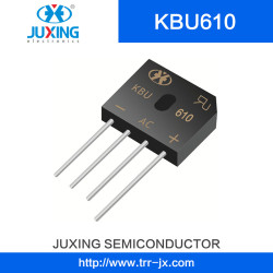 Juxing Kbu610 Vrrm600V Vrms420V Ifsm100A Vf6a Bridge Rectifier with Kbu Case Juxing Kbu610 Vrrm600V Vrms420V Ifsm100A Vf6a Bridge Rectifier with Kbu Case